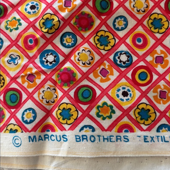 Vintage Marcus Bros Quilting fabric 2 yards - Picture 3 of 5